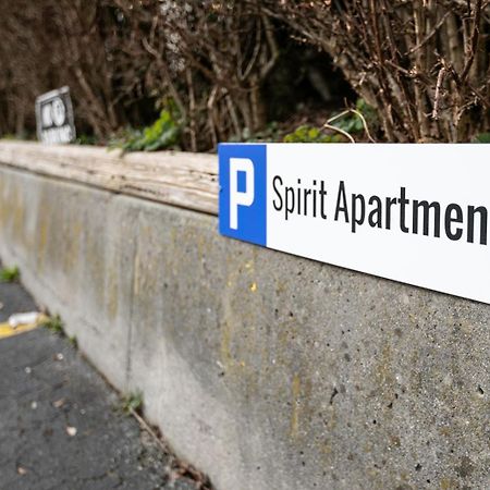 Spirit Apartments - Studio 2 - Kueche - Parkplatz 엥겔베르그 외부 사진