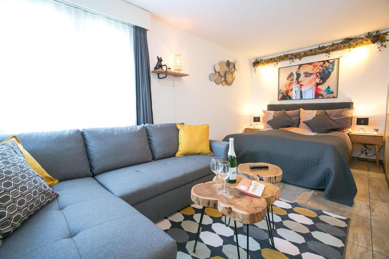 Spirit Apartments - Studio 2 - Kueche - Parkplatz 엥겔베르그 외부 사진